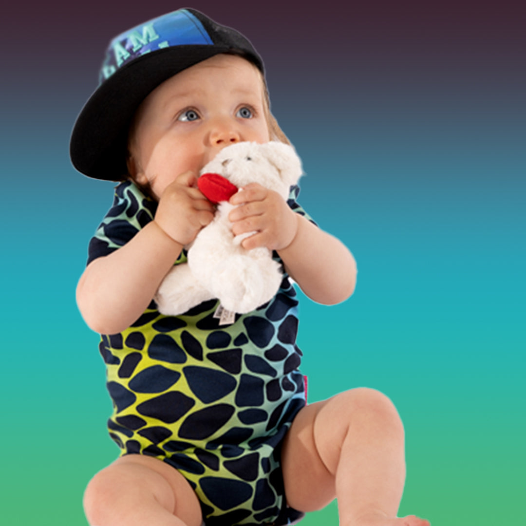 KORTÄRMAD BABY BODY APOLLO AZUR
