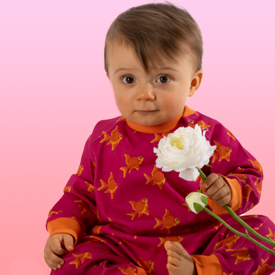 JUMPSUIT ROSA FISKMÖNSTER
