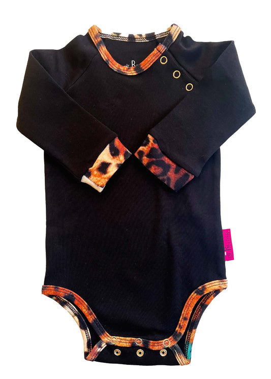 LONG SLEEVE LEO VS TIGER BABY BODYSUIT